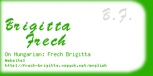 brigitta frech business card